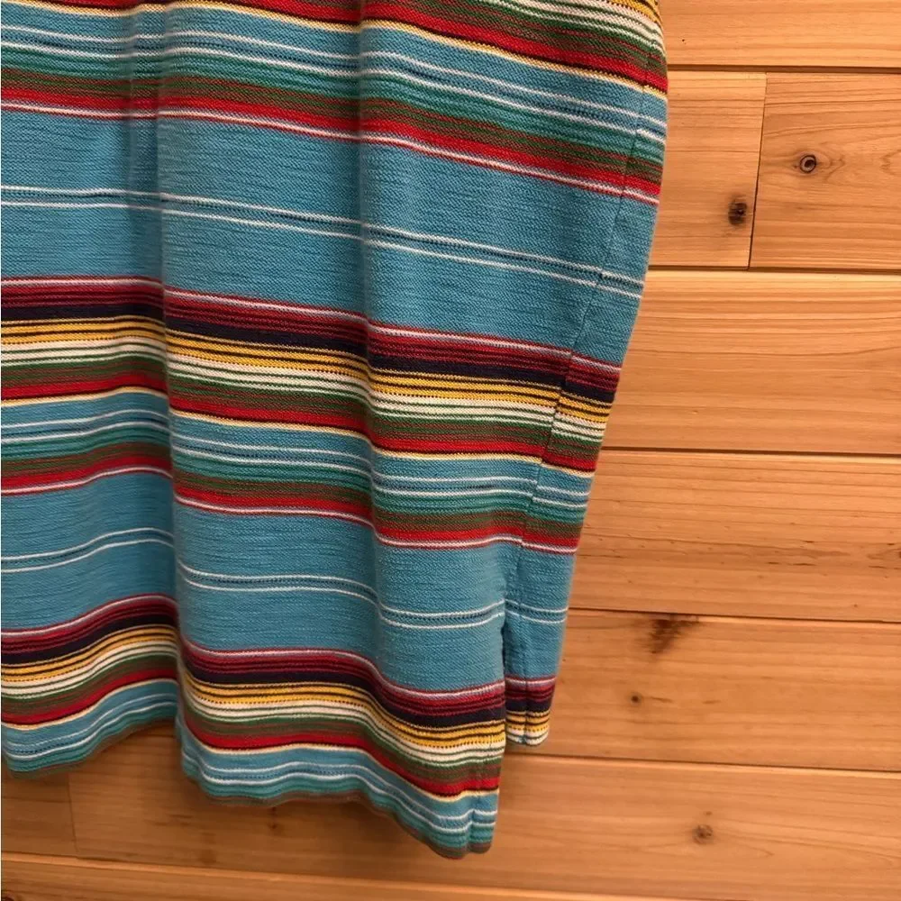 Vintage Y2K Polo Ralph Lauren Size XLarge Cotton Western Striped Collared Shirt